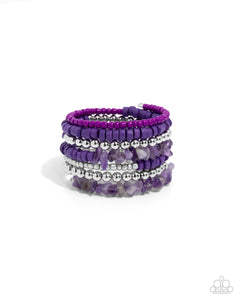 Paparazzi Jewelry Bracelet Plentiful Pizzazz - Purple