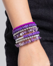 Load image into Gallery viewer, Paparazzi Jewelry Bracelet Plentiful Pizzazz - Purple