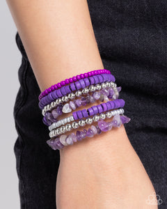 Paparazzi Jewelry Bracelet Plentiful Pizzazz - Purple