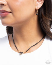 Load image into Gallery viewer, Paparazzi Jewelry Necklace Heartbroken Bling - Black