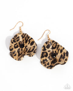 Paparazzi Jewelry Earrings Legendary Leopard - Black