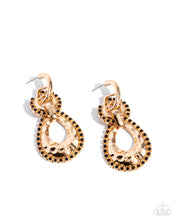 Load image into Gallery viewer, Paparazzi Jewelry Earrings Hammered Highway - Black