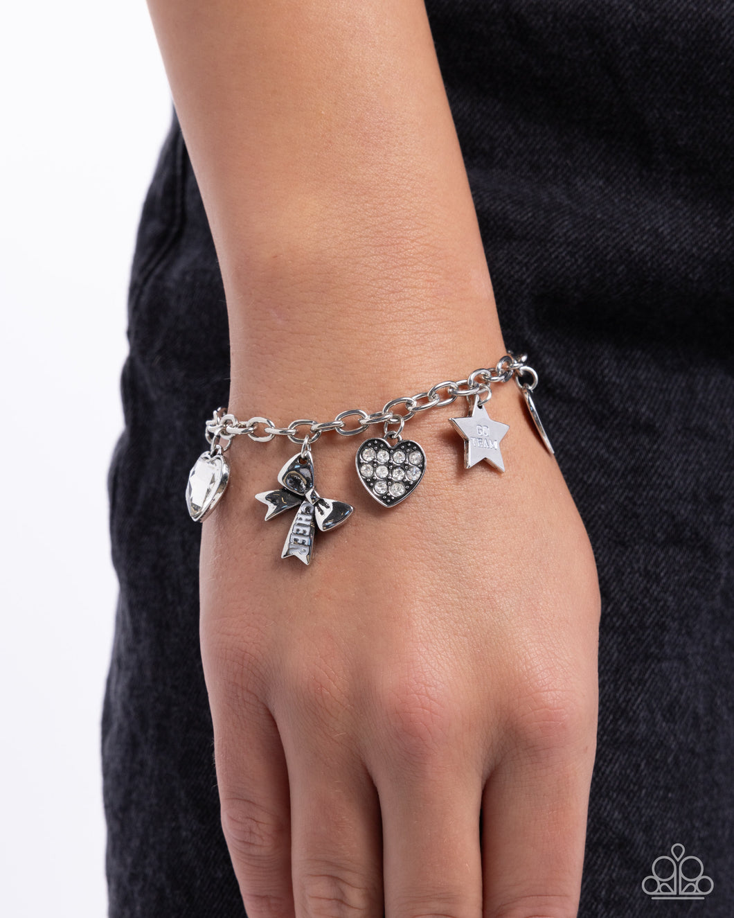 Paparazzi Jewelry Bracelet Cheerleading Camp - White