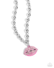 Load image into Gallery viewer, Paparazzi Jewelry Necklace Keepsake Kisser - Pink