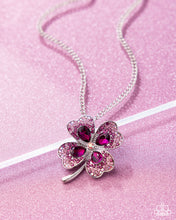 Load image into Gallery viewer, Paparazzi Jewelry Necklace Four Leaf Fashion - Pink