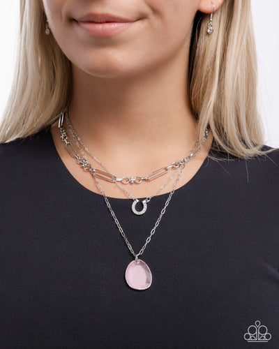 Paparazzi Jewerly Necklace Western Wheelhouse - Pink