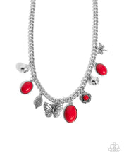 Load image into Gallery viewer, Paparazzi Jewelry Necklace Garden Center - Red