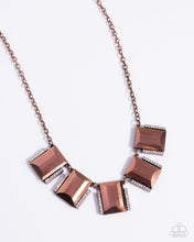 Load image into Gallery viewer, Paparazzi Jewelry Necklace Rebel Racket - Copper