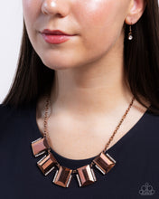 Load image into Gallery viewer, Paparazzi Jewelry Necklace Rebel Racket - Copper