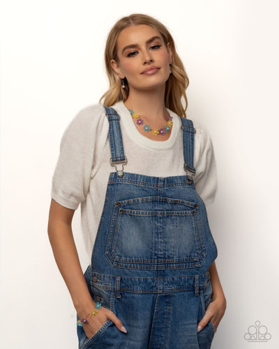 Paparazzi Jewelry Necklace Floral Revival - Purple