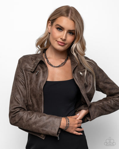 Paparazzi Jewelry Necklace Mismatched Maverick - Multi