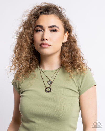 Paparazzi Jewelry Necklace Fairytale Foil - Copper