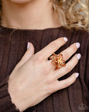 Load image into Gallery viewer, Paparazzi Jewelry Ring Floral Fable - Brown