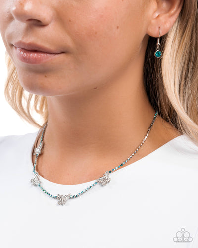 Paparazzi Jewelry Necklace FANCIFUL of Life - Blue