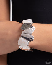 Load image into Gallery viewer, Paparazzi Jewelry Bracelet Mismatched Marvel - White