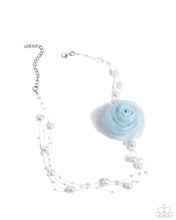 Load image into Gallery viewer, Paparazzi Jewerly Necklace Delicate Debutante - Blue
