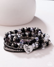 Load image into Gallery viewer, Paparazzi Jewelry Bracelet Optimistic Opulence - Black