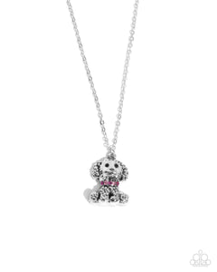 Paparazzi Jewelry Necklace Poodle Pizzazz - Pink