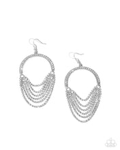 Load image into Gallery viewer, Paparazzi Jewelry Earrings Ostentatious Opulence - White