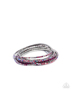 Paparazzi Jewelry Bracelet Rhinestone Review - Pink