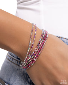 Paparazzi Jewelry Bracelet Rhinestone Review - Pink