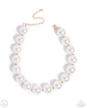 Load image into Gallery viewer, Paparazzi Jewelry Necklace Pronounced Pearls - Gold