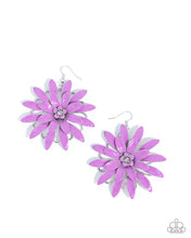 Load image into Gallery viewer, Paparazzi Jewelry Earrings Floral Feeling - Purple