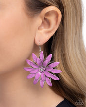 Load image into Gallery viewer, Paparazzi Jewelry Earrings Floral Feeling - Purple