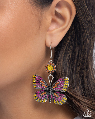 Paparazzi Jewelry Earrings Fluttering Feature