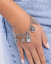 Load image into Gallery viewer, Paparazzi Jewelry Bracelet  Jersey Journey - White
