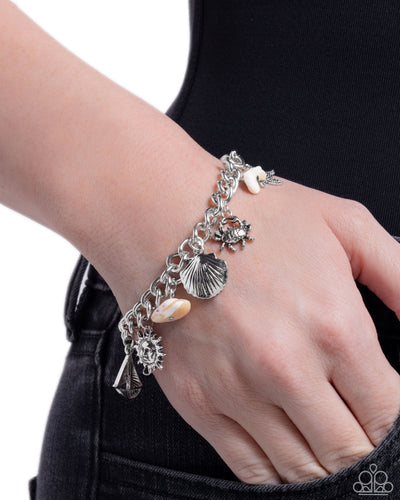 Paparazzi Jewelry  Bracelet Sleek Sailing - Silver