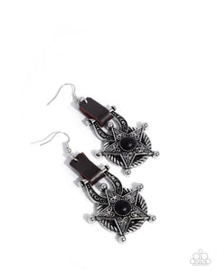 Paparazzi Jewelry Earrings Western Warden