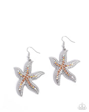 Load image into Gallery viewer, Paparazzi Jewelry Earrings Seize the Starfish - Orange