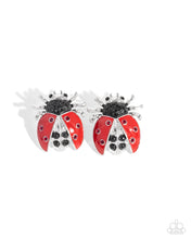 Load image into Gallery viewer, Paparazzi Jewelry Earrings Lavish Ladybug - Red