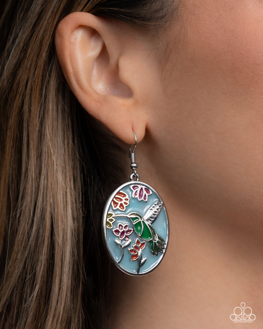 Paparazzi Jewelry Earrings Hummingbird Haven - Multi