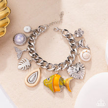 Load image into Gallery viewer, Paparazzi Jewelry Bracelet Fish Frenzy - Orange