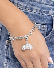 Load image into Gallery viewer, Paparazzi Jewelry Bracelet Mom Taxi - Silver