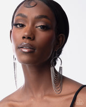 Load image into Gallery viewer, Paparazzi Jewelry Earrings Focused Fringe - Black
