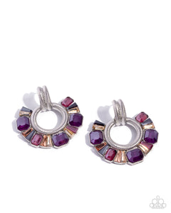 Paparazzi Jewelry Earrings Courteous Chic - Purple