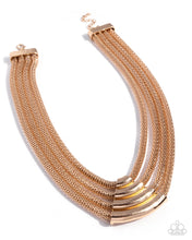 Load image into Gallery viewer, Paparazzi Jewelry Necklace Get the MESH-age - Gold