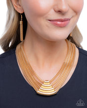 Load image into Gallery viewer, Paparazzi Jewelry Necklace Get the MESH-age - Gold