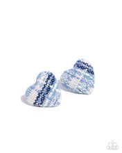 Load image into Gallery viewer, Paparazzi Jewelry Earrings Sweetheart Stitching - Blue