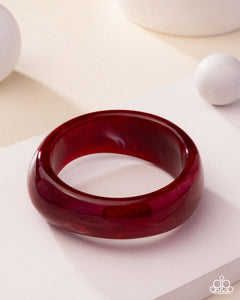 Paparazzi Jewelry Bracelet Modest Mirage - Red