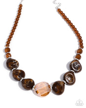 Load image into Gallery viewer, Paparazzi Jewelry Necklace Gallery Walk - Brown