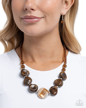 Load image into Gallery viewer, Paparazzi Jewelry Necklace Gallery Walk - Brown
