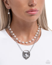Load image into Gallery viewer, Paparazzi Jewelry Necklace Leisurely Locked - White