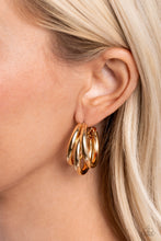 Load image into Gallery viewer, Paparazzi Jewelry Earrings HOOP of the Day - Gold