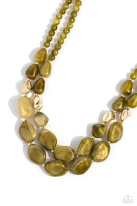 Paparazzi Jewelry Necklace Seize the Statement - Green