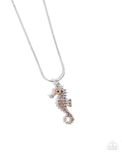 Load image into Gallery viewer, Paparazzi Jewelry Necklace Seahorse Shanty - Orange