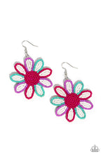 Load image into Gallery viewer, Paparazzi Jewelry Earrings Decorated Daisies - White